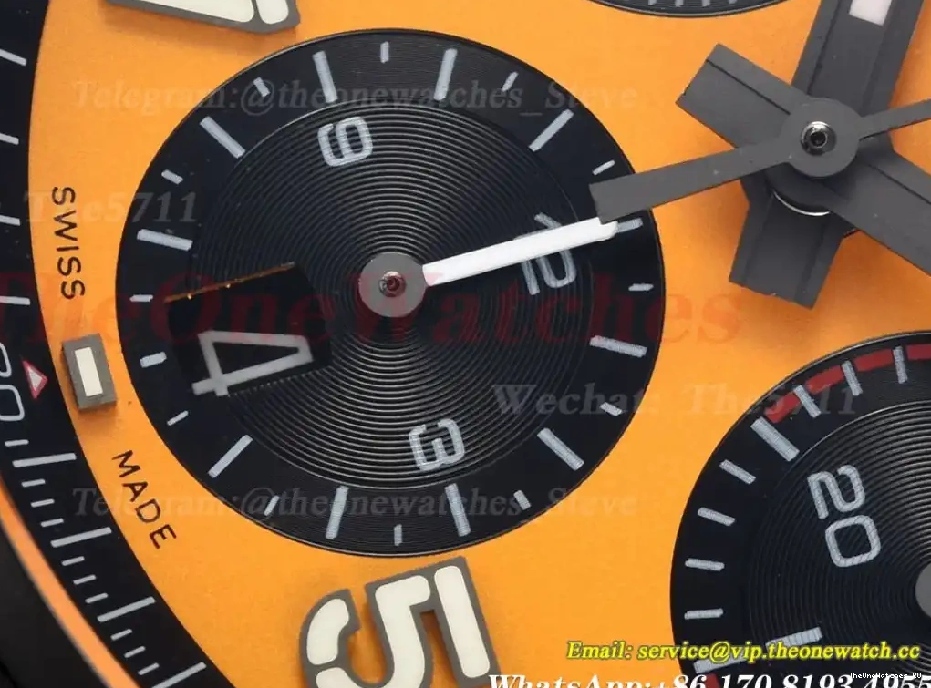 44mm Cal.01 BLSF NY B01 Dial DLC Mission Yellow Chrono Avenger Night 0518